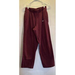 Nike red Wideleg‎ sweat pants (size small)